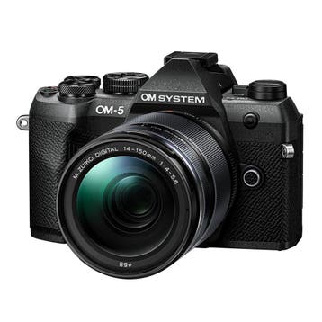OM System OM-5 Mark II Zwart + 14-150mm f/4.0-5.6 II, Ophalen of Verzenden, Nieuw, Overige Merken