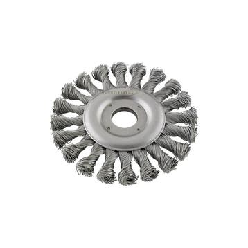 Ronde borstel staal getordeerd 178x mm FORMAT, Verzenden, Nieuw