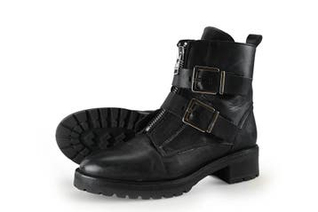 Sacha Biker boots in maat 39 Zwart, Verzenden, Zwart, Overige typen, Zo goed als nieuw