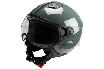 Helm Vito Jethelm Moda nardo gray glans grijs/zwart, Fietsen en Brommers, Brommerhelmen, Ophalen of Verzenden, Nieuw, Vito