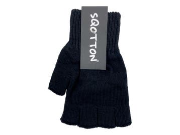 Handschoen zonder vingers - SQOTTON - Zwart, Verzenden, Nieuw
