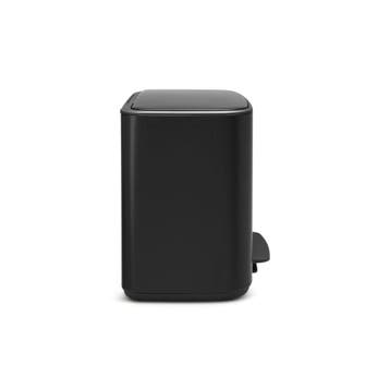 Brabantia Bo pedaalemmer 11+23 ltr - mat zwart, Huis en Inrichting, Woonaccessoires | Prullenbakken, Verzenden, Nieuw