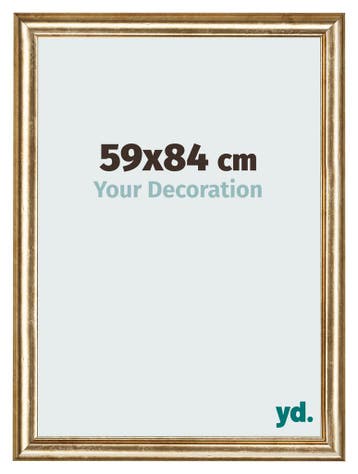 Fotolijst 59x84 cm - Goud Antiek - MDF - Lazio, Verzenden, Nieuw