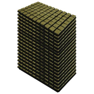 Cultiwool Steenwoltray 4x4 cm 77 per tray (doos 18 trays), Ophalen of Verzenden