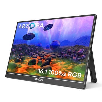 Arzopa Z1C portable monitor 16,1 | 1920 x 1080 | 2x USB-C +, Computers en Software, Monitoren, Verzenden, Nieuw