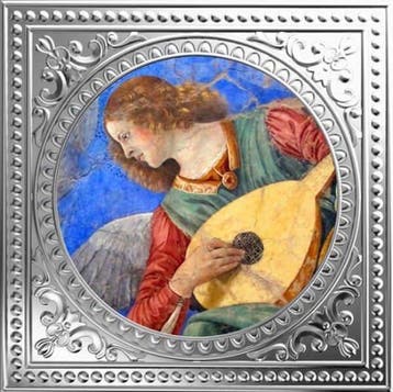 Niue. 2018 Angel Playing The Lute - Melozzo Da Forli Divine
