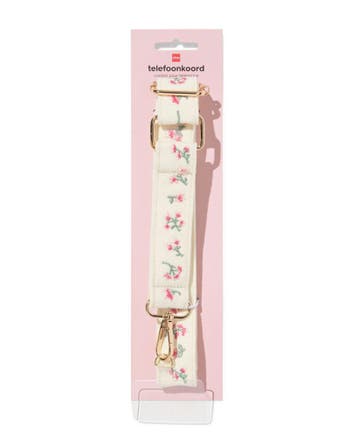HEMA Telefoonkoord breed 68cm bloemen, Verzenden, Nieuw
