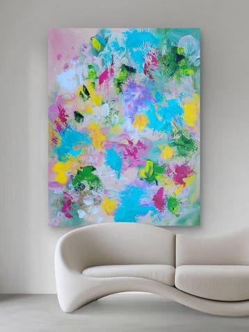 Laura Capellini -  SOUL GARDEN #13(XL) , Acrylic on canvas