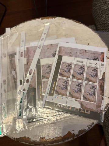 Oekraïne 2023/2023 - FCK PTN! Banksy postzegel sets 10 stuks, Gestempeld
