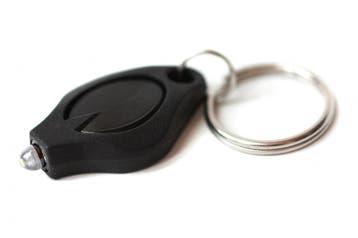 Sleutelhanger Zaklampje Zwart, Caravans en Kamperen, Ophalen of Verzenden, Nieuw