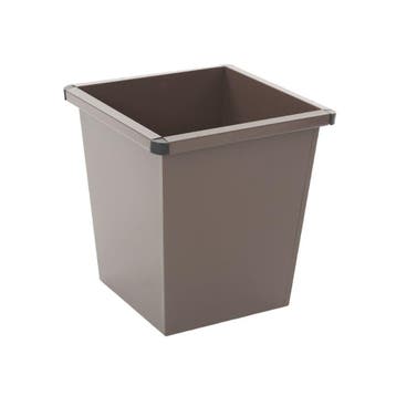 Vierkant tapse papierbak - bruin, Huis en Inrichting, Woonaccessoires | Prullenbakken, Verzenden, Nieuw