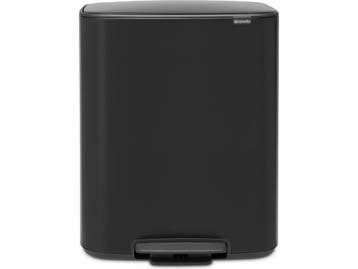 Brabantia Bo Prullenbak - 60 liter - XXL Pedaalemmer - Matt, Verzenden, Zo goed als nieuw