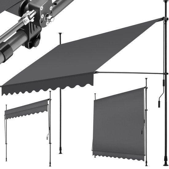 2dekans | tectake - klemluifel - Zonnescherm – Zonneluifel -, Tuin en Terras, Partytenten, Zo goed als nieuw, Ophalen of Verzenden