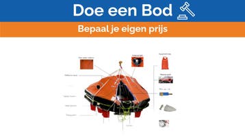 Bieden: Zodiac XTREM 10 person SOLAS certified inflatable l, Watersport en Boten, Rubberboten, Ophalen of Verzenden, Nieuw
