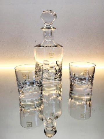 Christofle - Drinkservies (3) - Cluny - Kristal - Whisky