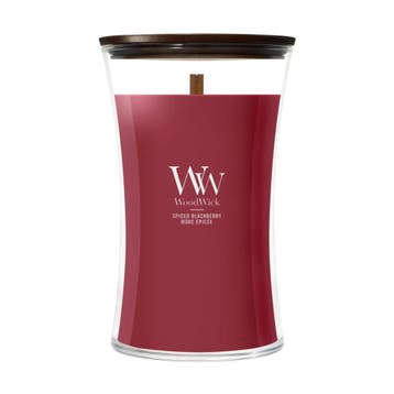WoodWick Spiced Blackberry Large Candle - 611gr, Ophalen of Verzenden, Nieuw, Overige typen