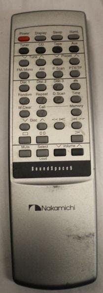 Afstandsbediening Nakamichi soundspace 5, Ophalen of Verzenden, Nieuw, Origineel