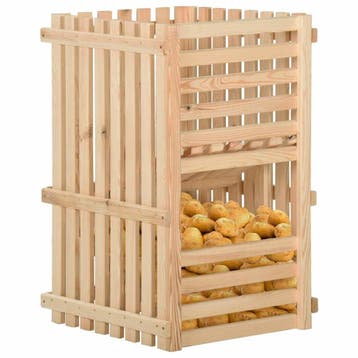 vidaXL Aardappelkist 50x50x80 cm massief grenenhout, Verzenden, Nieuw