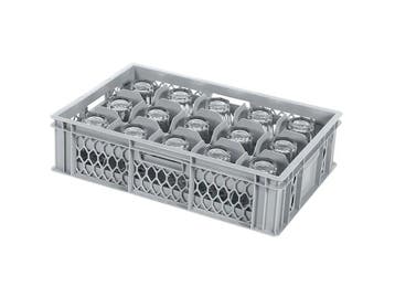 Glazenkrat - 600 x 400 x H 154 mm voor 15 glazen - max., Ophalen of Verzenden, Nieuw