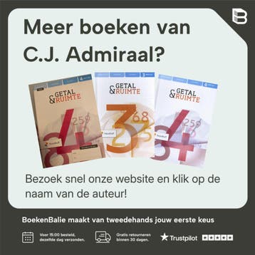 vmbo-kgt 4 / Getal & Ruimte / leerboek deel 2 9789001893279, Boeken, Verzenden, Gelezen, C.J. Admiraal