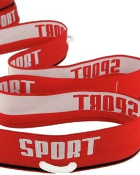 Sportelastiek met Aantrekkoord Rood (40 mm), Hobby en Vrije tijd, Naaien en Fournituren, Nieuw