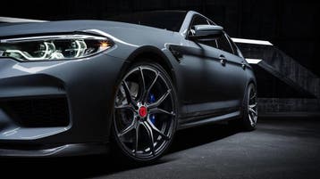 BMW F90 M5 Vorsteiner carbon voorlip splitter, Verzenden