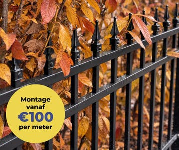 EINDEJAARSACTIE: SIERHEKWERK GEPLAATST VANAF €100 P/M, Tuin en Terras, Met poort, Nieuw, Ophalen of Verzenden, Sierhekwerk