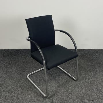 Klöber 911 Vergaderstoel - Zwart / Chroom, Ophalen of Verzenden, Gebruikt