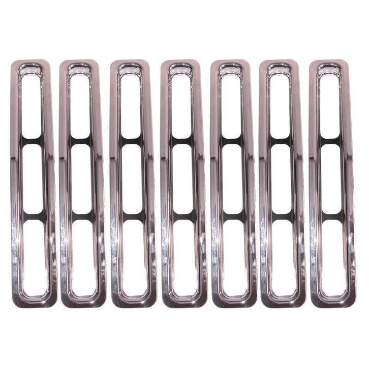 Rugged Ridge Grille Inserts Chrome 87-95 Jeep Wrangler YJ, Auto-onderdelen, Carrosserie en Plaatwerk, Ophalen of Verzenden