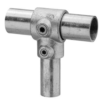 Buiskoppeling Kort T-Stuk verloop Ø 42,4, Ø 33,7 mm Zink, Verzenden, Nieuw