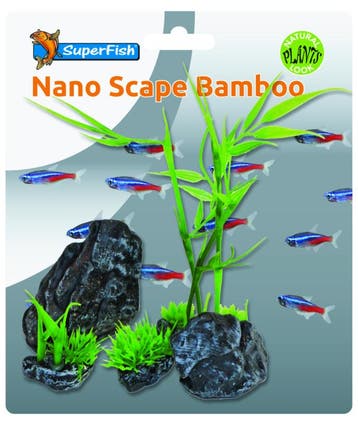 SF Nano Scape Bamboo (SF  kunstplanten, Kunstplanten), Ophalen of Verzenden, Nieuw, Plant(en), Steen of Hout