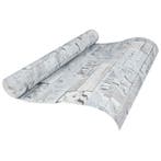 vidaXL 3D Steen Behang Lichtgrijs 10 x 0,53 m Non-Woven Stof, Verzenden
