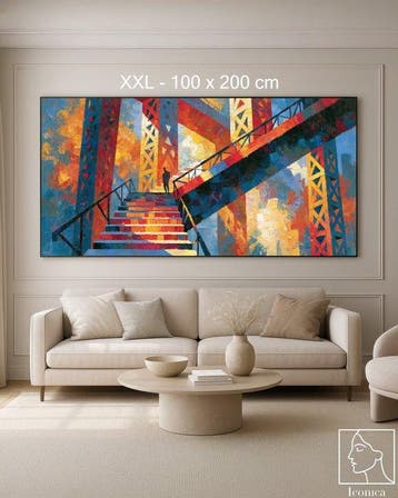 Iconica - The Geometric Staircase - unique 1/1 XXL (100 x