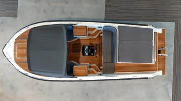 Reitdieper 735 met Suzuki 30 pk. | Open Doorloop | Compleet, Nieuw, Polyester, Benzine, Buitenboordmotor