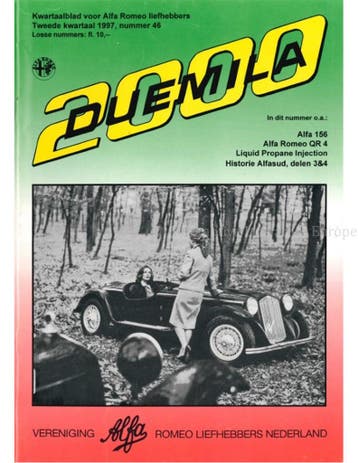 1997 ALFA ROMEO CLUB DUEMILA MAGAZINE 46 NEDERLANDS, Nieuw, Alfa Romeo, Author