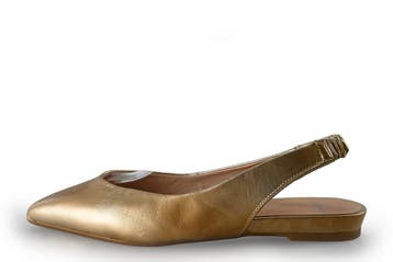 Manfield Slingbacks in maat 40 Goud, Kleding | Dames, Overige kleuren, Verzenden, Manfield, Gedragen