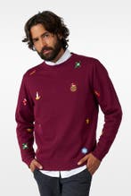 Kersttrui X-Mas Icons Bordeaux Rood, Kleding | Heren, Ophalen of Verzenden, Nieuw