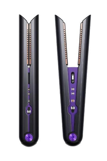 Dyson Corrale Stijltang - Zwart/Paars (Incl. Case & Stand), Verzenden, Zo goed als nieuw