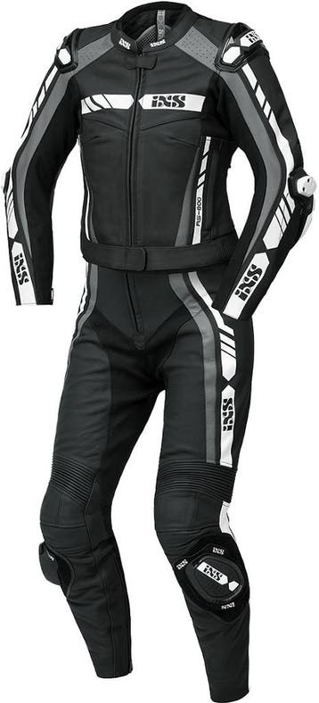 IXSRS-8001.0DamesZwartGrijsWit2-DeligMotorpak, Motoren, Nieuw met kaartje, IXS, Dames, Combipak