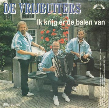 vinyl single 7 inch - De Vrijbuiters - Ik Krijg Er De Bal..., Verzenden, Zo goed als nieuw, 7 inch, Pop