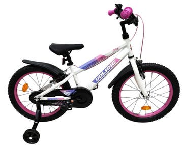 Volare Lily Kinderfiets - Meisjes - 18 inch - Wit Roze Paars, Fietsen en Brommers, Fietsen | Meisjes, Verzenden, Nieuw, 18 inch