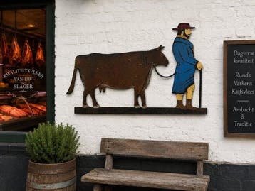 Wanddecoratie - Europa - wandplaat beenhouwerij