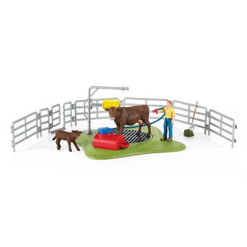 schleich FARM WORLD Koe wasstation (Speelgoed), Verzenden, Nieuw