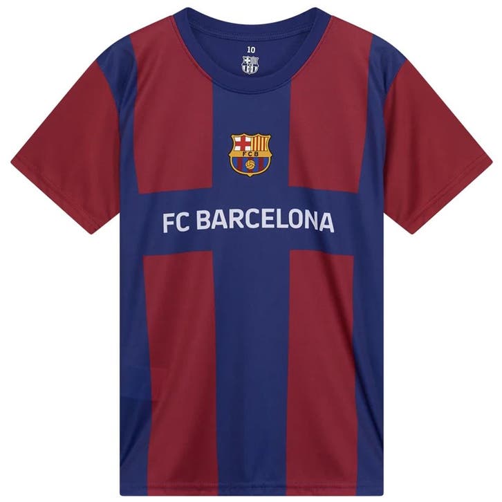 FC Barcelona Voetbalshirt Thuis - Eigen Naam - Volwassenen, Sport en Fitness, Voetbal, Nieuw, Verzenden