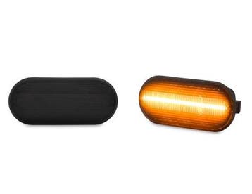 Zijknipperlichten LED Tube Dynamisch VW/Seat zwart, Ophalen of Verzenden, Nieuw