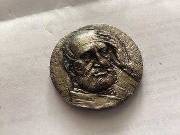 Penning - Emilio Greco - Camera dei deputati - 100 gr Ag