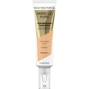 Max Factor - Miracle Pure Foundation - 76 WARM GOLDEN, Ophalen of Verzenden, Nieuw, Gehele gezicht, Make-up