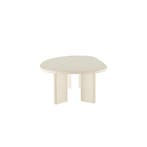 Salontafel Mangohout Organisch Maya Microcement 120 Beige cm, Verzenden, Nieuw, Industriële meubels, Overige vormen