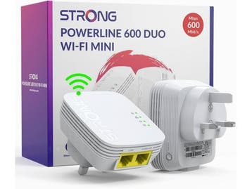 Veiling - STRONG AV600Mbit/s Powerline adapterset - plug & p, Gebruikt