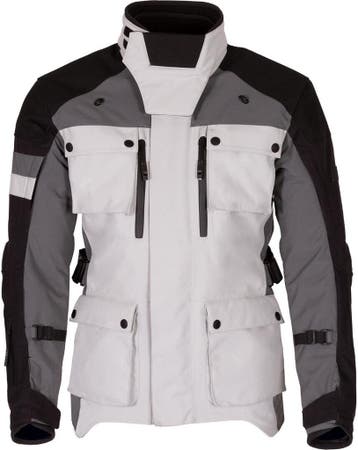 Merlin Solitude D3O Zwart Wit Grijs Textiele Motorjas, Motoren, Kleding | Motorkleding, Nieuw met kaartje, Jas | textiel, Merlin